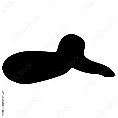 Hand drawn black brush strokes on textured background for design use