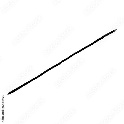 Hand drawn black brush strokes for grunge background design