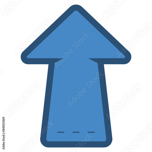 blue up arrow icon