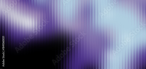 Dark vertical glass grooves, blurred violet navy gradient field with subtle white haze and optical depth, modern elegant cover template. Sharp ribbed distortion, cinematic glow