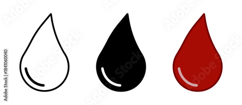 Blood, Blood Icon, Vector Illustration. Concept Of Diabetes