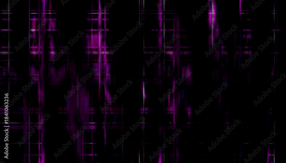 Obraz premium Fond tech abstrait rose sur noir.