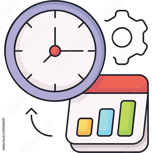 Time Management Sticker