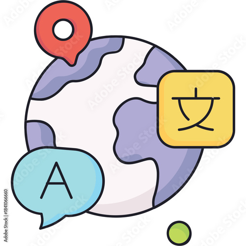 Foreign Language Sticker