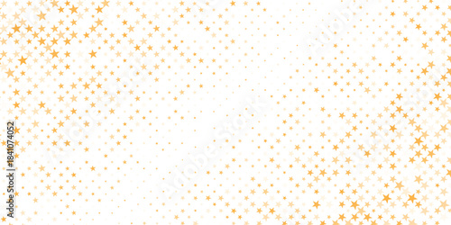 modern Gold falling down confetti background. Repeated golden dotted glitter pattern. Celebration Christmas, New Year or birthday party repeating backdrop.modern