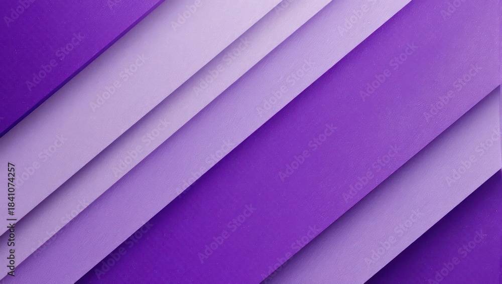 Fototapeta premium Abstract Purple Layers - A Modern Geometric Design.