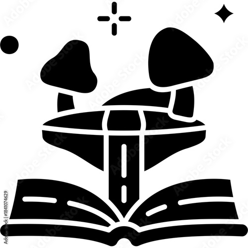Glyph Solid Storybook Land Icon