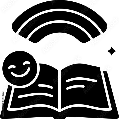 Glyph Solid Happy Ending Icon