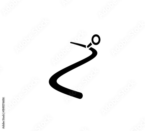 Vector illustration set of shiny web buttons and push pin icon design concept