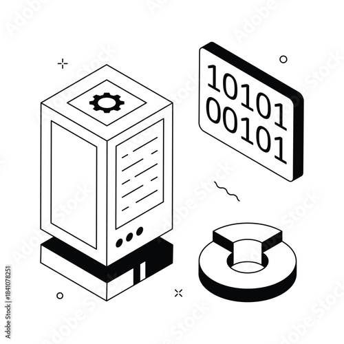 Take a look at this amazing isometric ion of server analysis