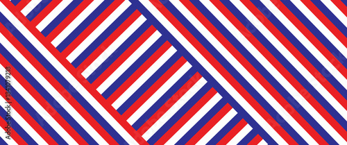 Airmail Envelope frame images with strips. International vintage letter border. Retro air mail postcard with blue and red stripes. Empty classic postal frame. vector illustration