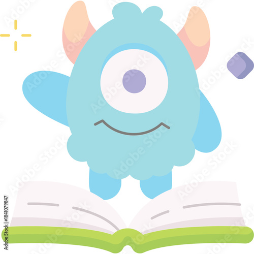 Friendly Monster Illustration