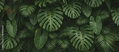 Dense Tropical Foliage Macro Photography