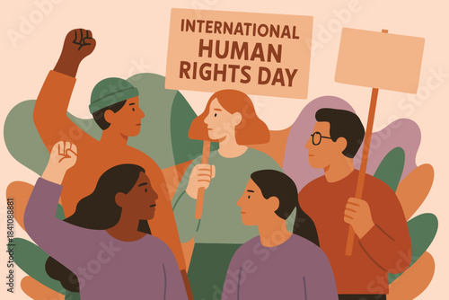 international human rights day art work design