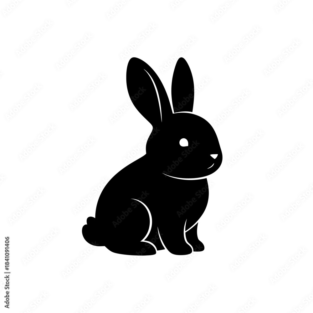 Obraz premium Playful & Cute Rabbit Designs – Hopping, Sleeping & Cartoon Bunny Illustrations Collection