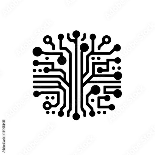 Abstract vector tree concept illustration icon for business design