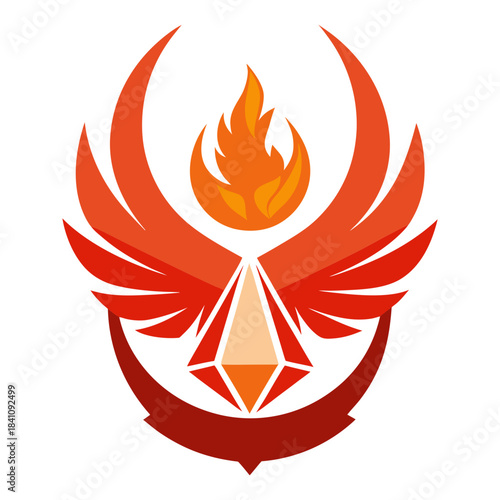 Vector illustration of a warning sign featuring a yellow flame icon, symbolizing fire danger and flammable materials