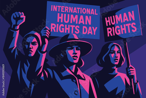 international human rights day art work design