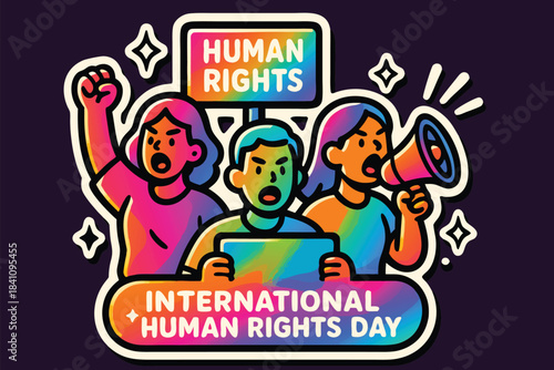 international human rights day art work design