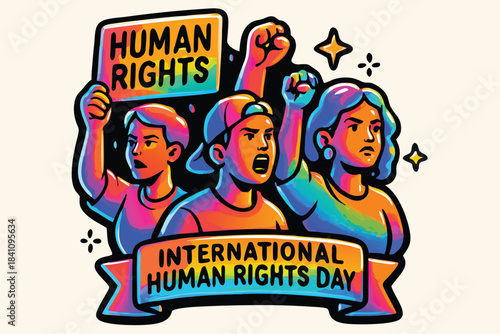 international human rights day art work design