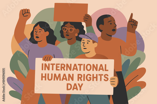 international human rights day art work design