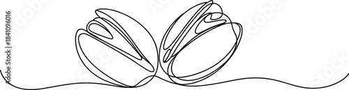 Two stylized computer mice with tails on a wavy line