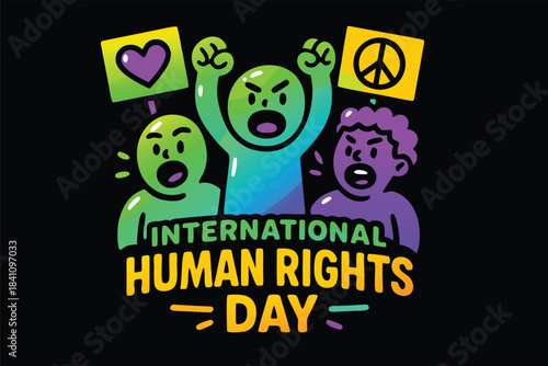 international human rights day art work design
