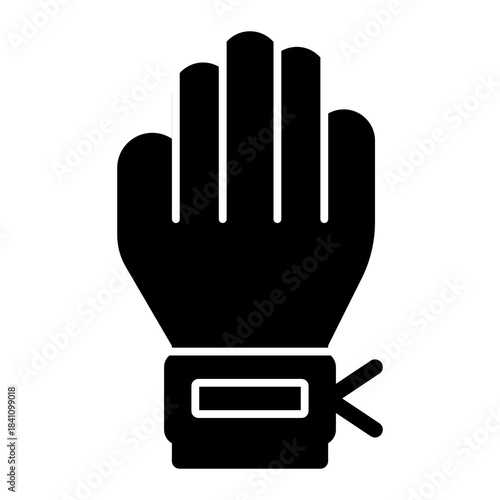 Wristband icon solid style illustration