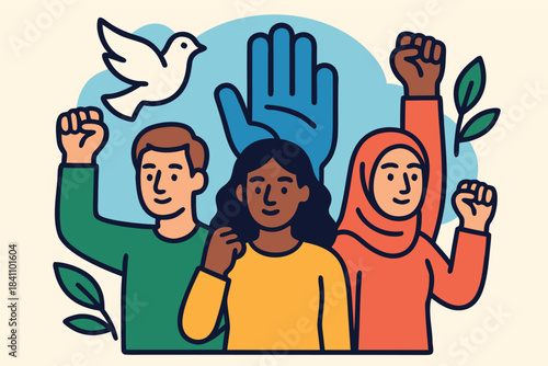 international human rights day art work design