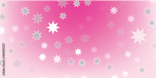 Beautiful background with winter decorative snowflakes