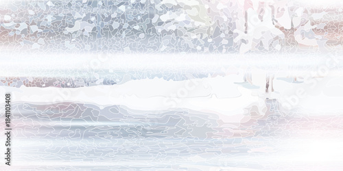 white blur abstract background. bokeh christmas blurred beautiful shiny Christmas lights