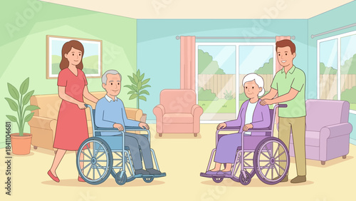 Skin Aging Comparison: Educational Medical Illustration of Younger vs Older Skin Layers with Collagen, Elastin, and Wrinkle Structure for Dermatology UI and Aging Science Visual Storytelling