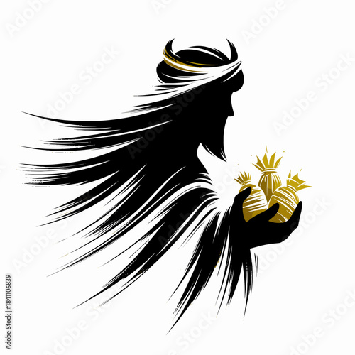 Magi carrying gifts