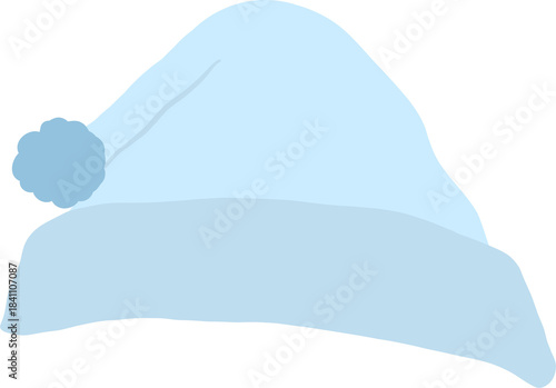 Tableau sur toile Light Blue Nightcap Illustration