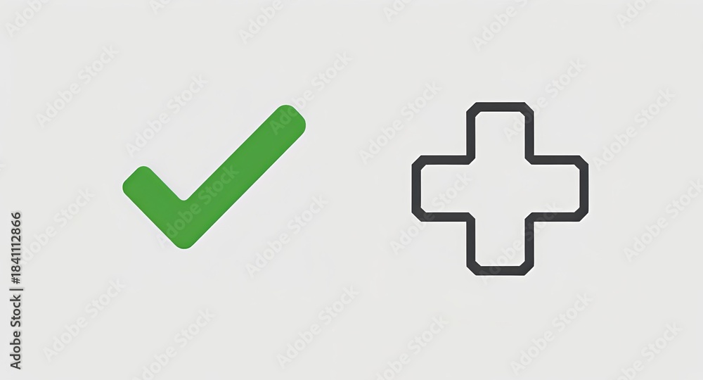 Obraz premium green check mark