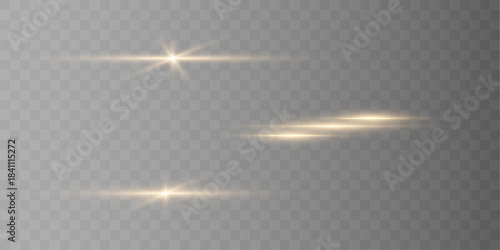 Radiant golden streak flows with smooth glowing edges and subtle shimmer pulses. Dynamic luminous path enhances visual luxury. Gold line vector.