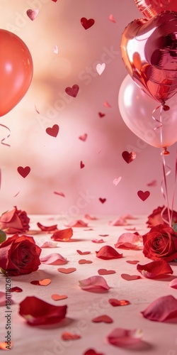 Romantic Valentine's Day Celebration Background