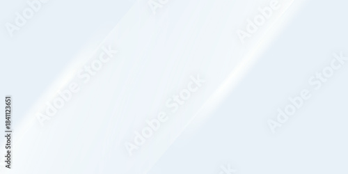 Mirror surface as background. Transparent glass showcase. Reflective glass plate. 3D vector illustration.