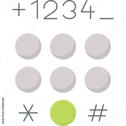 Dial Number Illustration