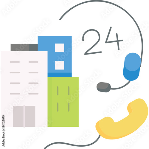 Company Hotline Illustration