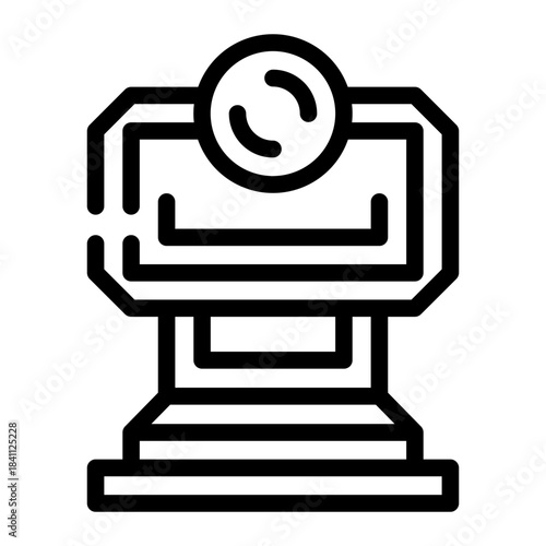 Best Performance Badge Outline	
