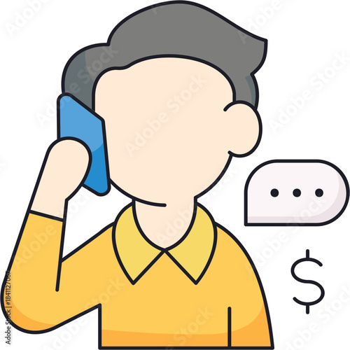 Business Phone Sticker