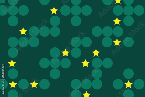 Christmas pattern ornament. Geometric background for Christmas clothes and wrapping paper. Seamless checkered pattern. Vector illustration.