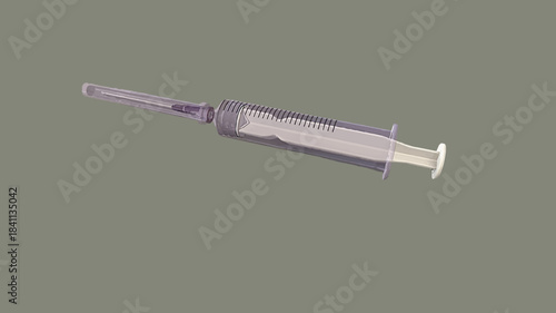 latest medical syringe vector illustration
