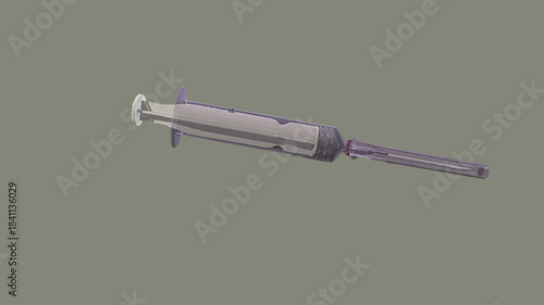 latest medical syringe vector illustration