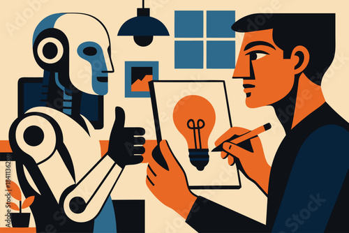 Human and Robot Collaboration in Corporate Office