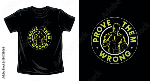 Gym fitness graphic vector art t-shirt design print template