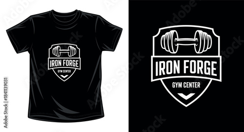 Gym fitness graphic vector art t-shirt design print template