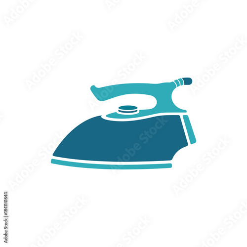 clothing iron isolated on white background