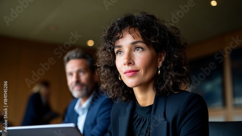 Woman in business meeting